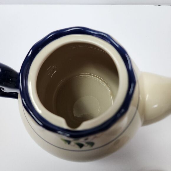 Cracker Barrel Farmhouse Rooster Porcelain Tea Pot - Picture 7 of 9